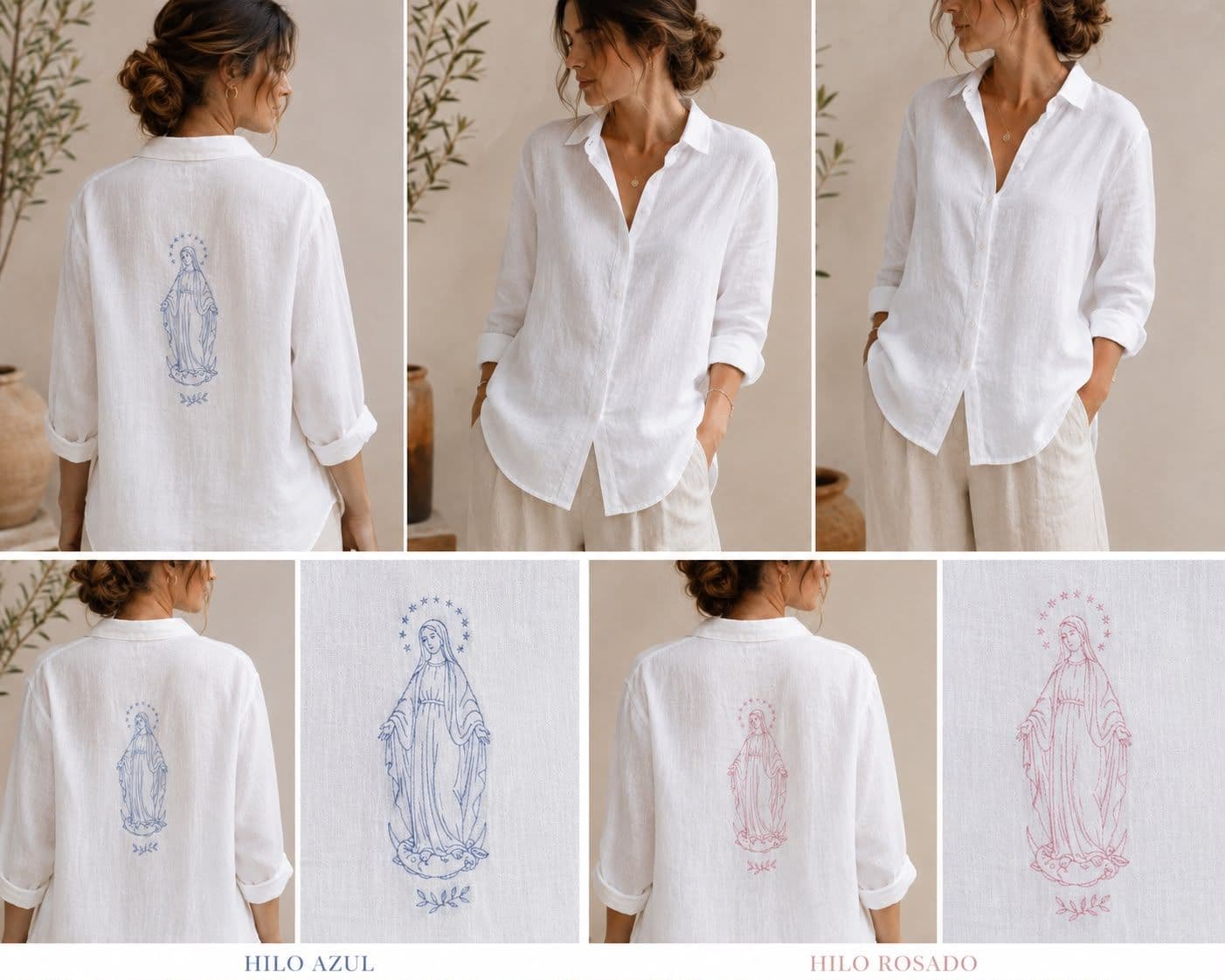 Camiseta Estampada Virgen